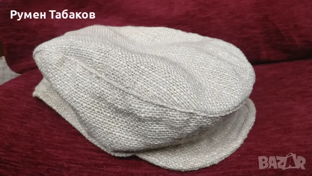 Малка шапка от лен, снимка 5 - Шапки - 56717592