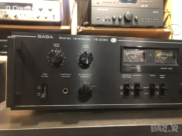 SABA VS2080 HIFI Усилвател перфектен, снимка 4 - Ресийвъри, усилватели, смесителни пултове - 56574115