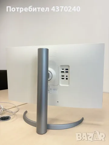Монитор LG 27UP85NP-W (4K UHD, IPS, USB-C), снимка 3 - Монитори - 56739486