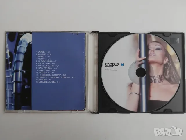 Глория - Крепост - оригинален диск поп-фолк музика, снимка 2 - CD дискове - 56742079