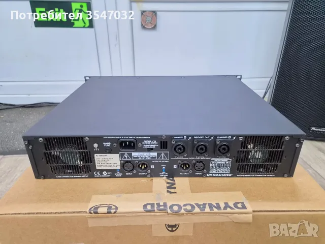 стъпало DYNACORD CL1200 , снимка 3 - Ресийвъри, усилватели, смесителни пултове - 56646929