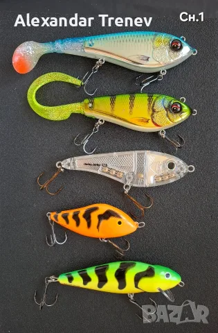 Щукарски воблери-Salmo,Rapala,Zalt и др.