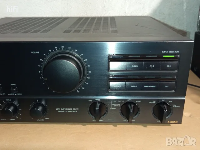 Стерео усилвател Onkyo Integra A-8650, снимка 5 - Ресийвъри, усилватели, смесителни пултове - 56713981
