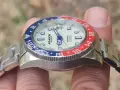 БАРТЕР! Оригинален Aragon Automatic Dive Master Full lume dial Pepsi bezel 40mm., снимка 8