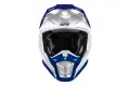 Мотокрос каска UFO RAYSON WHITE/RED/BLUE, снимка 4