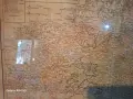 Стара Картина Немска Карта, снимка 8