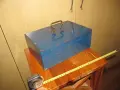 Метална каса, касичка с ключ, снимка 3