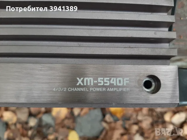 Усилвател SONY XM-5540 F, снимка 3 - Ресийвъри, усилватели, смесителни пултове - 56722357