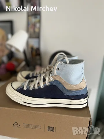 converse  70 high top 41 номер 26 см стелка , снимка 3 - Кецове - 56745247