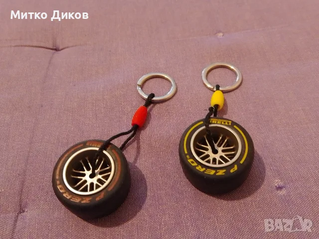 ключодържатели гуми Пирели 2 броя и винтидж пикаещото момче Брюксел- Белгия