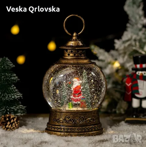 Коледен снежен глобус, снимка 7 - Декорация за дома - 56644362