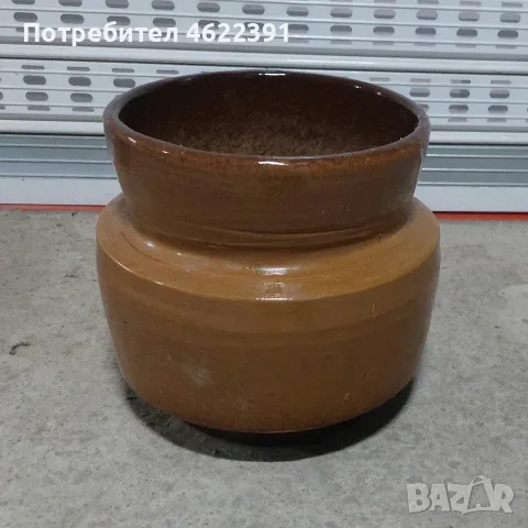 Керамични саксии ретро 4 бр, снимка 4 - Саксии и кашпи - 56077797