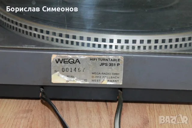 Грамофон WEGA JPS 352 P, снимка 11 - Грамофони - 56565858