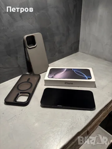 КАТО НОВ Iphone 16 Pro Max  Black + подаръци, снимка 5 - Apple iPhone - 56622382