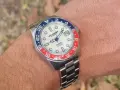 БАРТЕР! Оригинален Aragon Automatic Dive Master Full lume dial Pepsi bezel 40mm., снимка 17