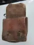 Стара кожена чанта планшет с кръст, снимка 4
