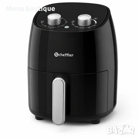 Фритюрник с горещ въздух 4L 1500W – До 85% по-малко мазнина, регулируема температура 80–230°C