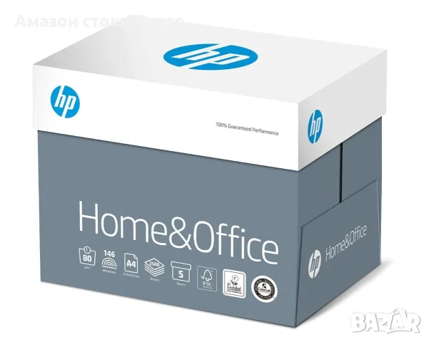 Хартия за принтер HP Home & Office A4, 80 г, 5 пакета x 500 листа