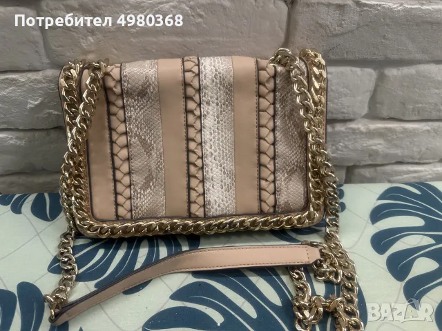 Aldo-Дамска чанта със златиста верижка