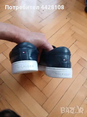 Оригинални кожени кецове Tommy Hilfiger, снимка 4 - Маратонки - 56741809