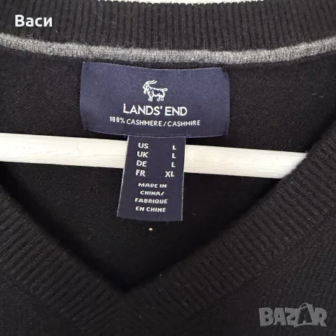 lands’ end пуловер кашмир, снимка 2 - Пуловери - 56553049