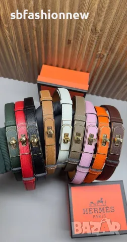 Hermes ❣️ Prada естествена кожа колан, снимка 2 - Колани - 56619427