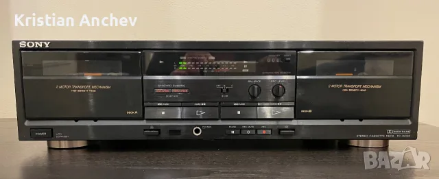 Двоен касетен дек Sony TC-W320 (Made in Japan)