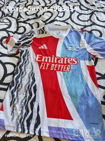 Нова футболна тениска adidas Arsenal FC 24/25 Pre-Match Jersey, размер M