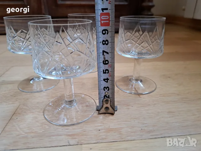 български кристални чаши , снимка 4 - Чаши - 56733018