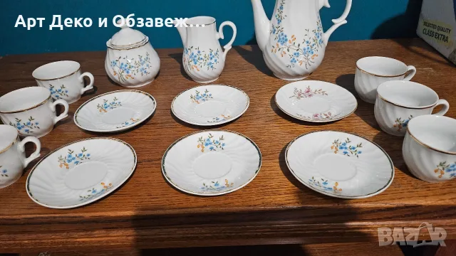 Ретро сервиз за кафе Китка, снимка 5 - Сервизи - 56569033