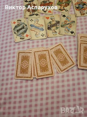 Оригинални карти рококо ГДР, снимка 3 - Карти за игра - 56644756
