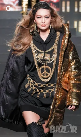  Moschino H&M обеци, снимка 3 - Обеци - 56558559