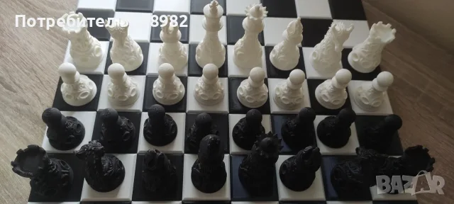 Стилен шах за игра с фигури, снимка 5 - Настолни игри - 56553143