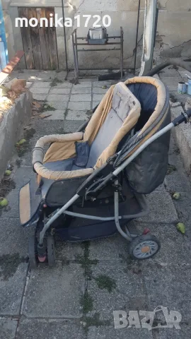 Стара сгъваема детска количка, снимка 2 - Детски колички - 56681815