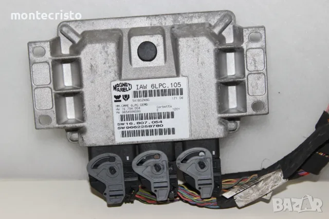 IAW 6LPC.105 / IAW6LPC105 Моторен компютър Peugeot 207 (2006-2014г.) 9662258780