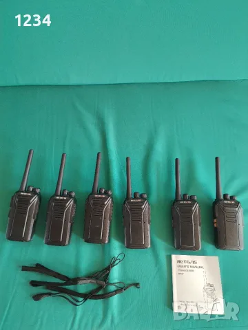 Retevis RT27 6 броя радиостанции
