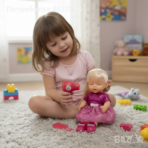 Кукла със звуци и аксесоари, снимка 3 - Кукли - 56717693