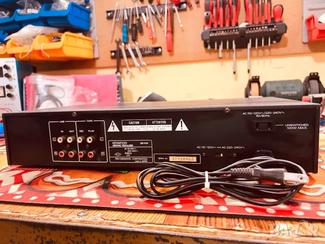 Графичен еквалайзер Kenwood GE-52B, снимка 3 - Еквалайзери - 56646242