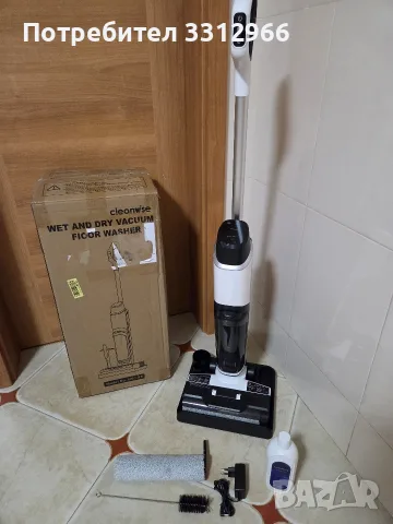 Чисто нова Вертикална прахосмукачка за мокро и сухо почистване Cleanwise (модел BVC-T8).