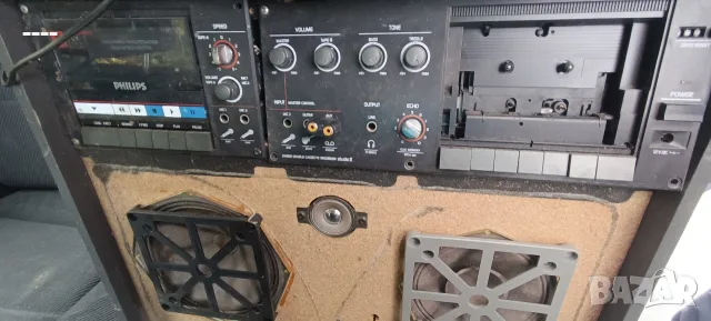 Philips Studio II D6650 на части – високоговорители, потенциометри, механика