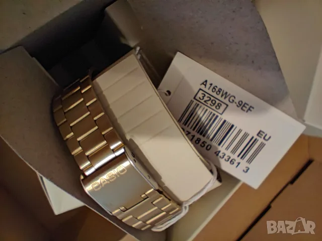часовник Casio Vintage A168WG-9EF , снимка 3 - Дамски - 56632507