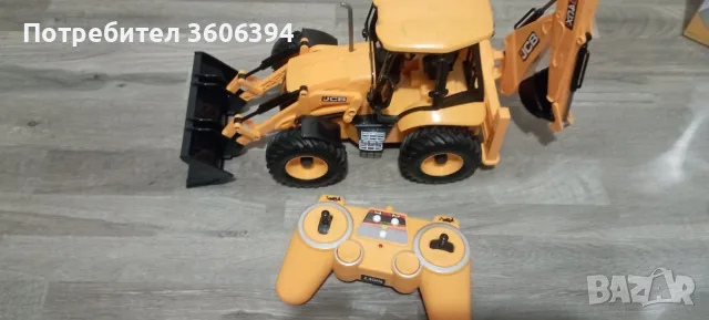 RC Double E JCB 4CX Backhoe Loader (Мащаб 1:20), снимка 3 - Коли, камиони, мотори, писти - 56640363