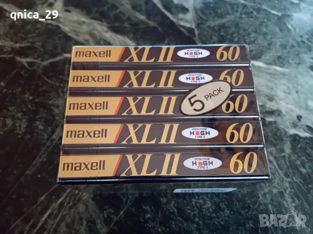 Maxell XL-ll 60 5 pack, снимка 4 - Декове - 56621882
