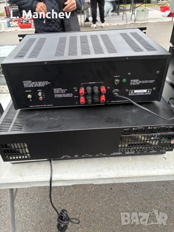 Усилвател Renkforce HVM 7080 2x200 при 8 ома, снимка 3 - Ресийвъри, усилватели, смесителни пултове - 56671527
