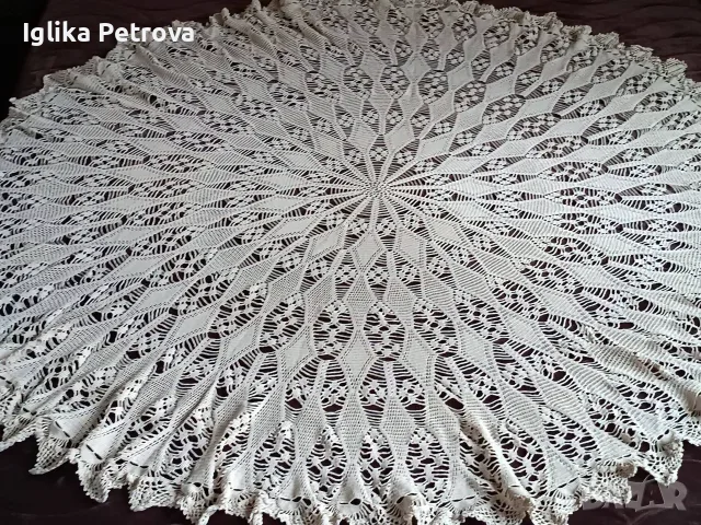 Покривка за кръгла маса , снимка 8 - Покривки за маси - 56558824