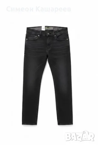 Мъжки дънки Lee Slim Fit MVP, Черен, снимка 2 - Дънки - 56708573