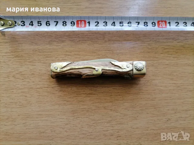 Джобна ножка ВТ с украси, снимка 4 - Ножове - 56620546