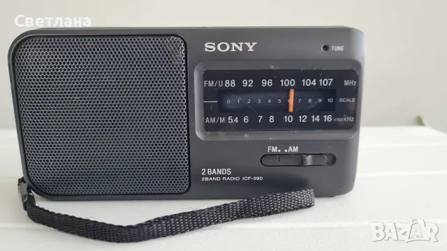 радио Sony ICF-390. , снимка 2 - Радиокасетофони, транзистори - 56720751