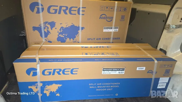 Климатик Gree Airy 24000 btu , снимка 2 - Климатици - 56651333