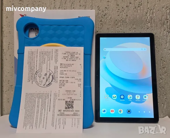 Таблет XMART 10" KIDS X10S BLACK-BLUE WI-FI, 128/6GB, 10.1 Гаранция!!!